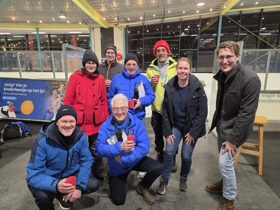 Vrijwilligers: Martin, Shirley, Jelmer, Maarten, Henk, Gert, Alice en Sven