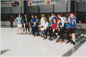 Een beeld uit de beginjaren, toen Exerceo nog trainde op de Vechtsebanen in Utrecht.